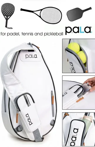 Miniatura 3 de P.ala Multi-Sport Crossbody Padel Bag – Fits 2 Padel Rackets, Lightweight 2.07 lb, Fence Hook, 13” Device Sleeve, Compact Racket Bag for Padel