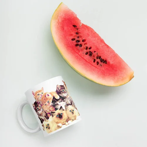 Miniatura 7 de Bonita taza de cerámica para gatos, regalo de taza de café, gran regalo para amantes de los gatos, gatos, mamá, papá, jefe, compañero de trabajo