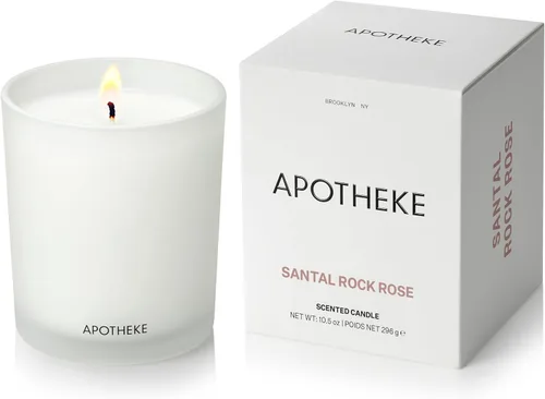 Miniatura 9 de Apotheke Velas perfumadas exclusivas para el hogar, lavanda Hinoki, 10.5 onzas, cera de soja, no tóxica, tarro grande blanco, velas de lujo regalos