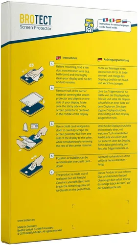 Miniatura 4 de brotect Protector de pantalla de vidrio compatible con Huawei Band 7, protección 9H de lámina de vidrio [resistente a los arañazos, alta claridad]