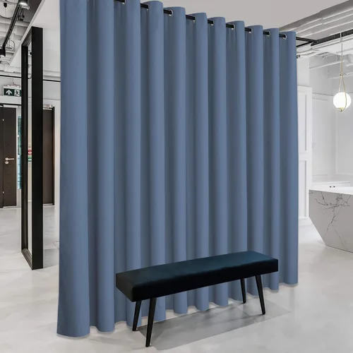 Miniatura 77 de RYB HOME - Cortinas extra largas con bloqueo de luz, persianas opacas insonorizadas para privacidad para cine en casa, oficina, fondo de patio, sala