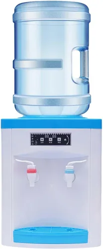 Miniatura 12 de Dispensador de enfriador de agua de carga superior, pequeña máquina de enfriador de agua eléctrico, diseño duradero con forro de acero inoxidable