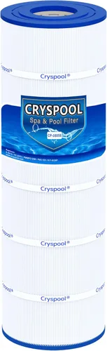 Cryspool 08058 Filtro compatible con PWWPC125B, PXC-125, Posi-Clear PXC-150, C-8413, FC-2575, cartucho de filtro de piscina de 125 pies cuadrados, 1