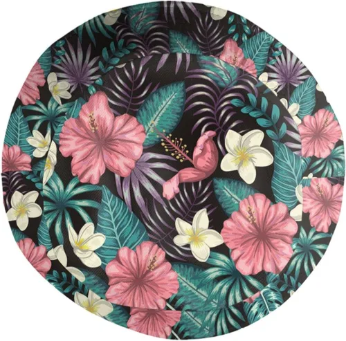 Miniatura 4 de Sombrero de sol hawaiano con flores hawaianas para hombres y mujeres, protección solar, sombreros de ala ancha, plegable, gorra Boonie de viaje