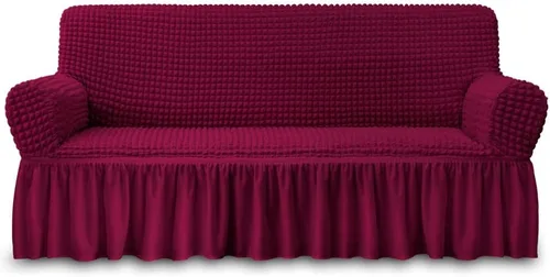 Miniatura 43 de NICEEC Funda de sofá biplaza beige de 1 pieza, funda de sofá de fácil ajuste, universal, de alta elasticidad, duradero, protector de muebles