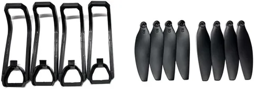 Miniatura 4 de E88 EVO Protecting Ring 4PCS for E88EVO Brushless Folding RC Drone Blades Spare Parts Propeller Protective Frames Blade(Burgundy)