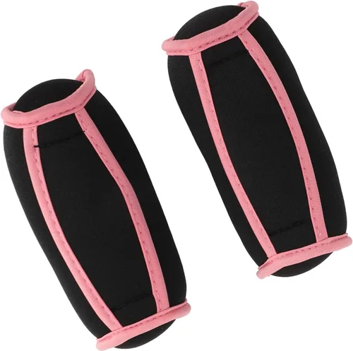 Miniatura 8 de Juego de pesas de mano suaves de 1 libra, par con correa de mano para entrenamiento de fuerza, caminar, trotar, fitness, material de neopreno