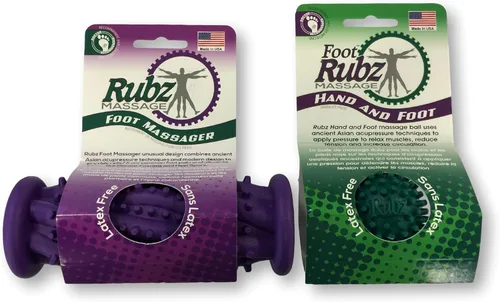 Miniatura 9 de Due North Foot Rubz - Rodillo de masaje de pies, 0.4 libras, multicolor (DNFM1)