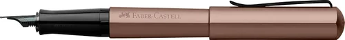Miniatura 3 de Faber-Castell HEXO - Pluma estilográfica, bronce, extrafina: moderna pluma estilográfica con punta extra fina de acero inoxidable negro, agarre