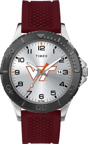 Miniatura 20 de Timex Tribute Men's Collegiate Gamer 42mm Watch – Georgia Bulldogs with Black Silicone Strap Oklahoma Sooners