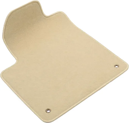 Miniatura 4 de IKON MOTORSPORTS, Alfombrillas de nailon para automóvil compatibles con Jeep Cherokee 4DR 2014-2023, alfombras de automóvil de pasajeros color beige