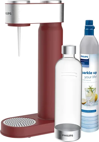 Miniatura 10 de Philips - Máquina para hacer agua con gas, máquina de soda con botella de rosca rápida, botella carbonatadora de PET libre de BPA de 1L, máquina