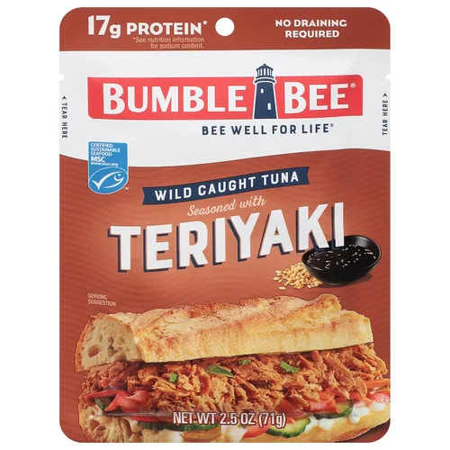 Miniatura 18 de Bumble Bee - Atún sazonado con hierbas y especias mediterráneas, sobre de 71 g - Listo para comer - Paquete de atún capturado de forma salvaje - 14