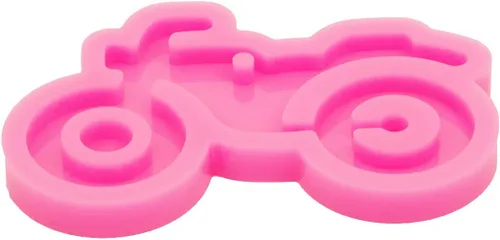 Miniatura 8 de Molde de llavero de silicona súper brillante para motocicleta, moldes de resina, moldes de silicona para resina epoxi, manualidades de bricolaje