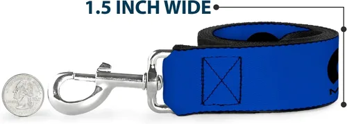 Miniatura 6 de Mopar Pet Leash, Dog Leash, Mopar Logo Repeat Blue Black, 4 Feet Long 1.0 Inch Wide