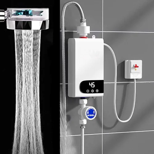 Miniatura 6 de Calentador de agua caliente instantáneo eléctrico Ducha eléctrica sin tanque Ducha Agua caliente Cocina Baño Calentador de agua instantáneo