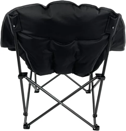 Miniatura 4 de Venture Forward Silla de camping plegable de gran tamaño, portátil y cómoda, capacidad de peso de 400 libras, perfecta para acampar y actividades al