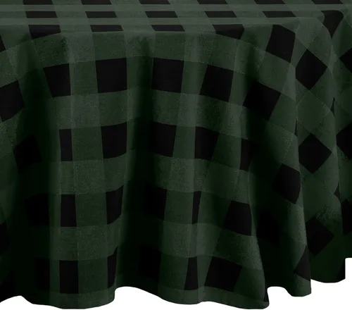 Miniatura 10 de Elrene Home Fashions Camino de mesa Farmhouse Living Holiday Buffalo-Check, 13 pulgadas de ancho x 70 pulgadas de largo, rojo/negro