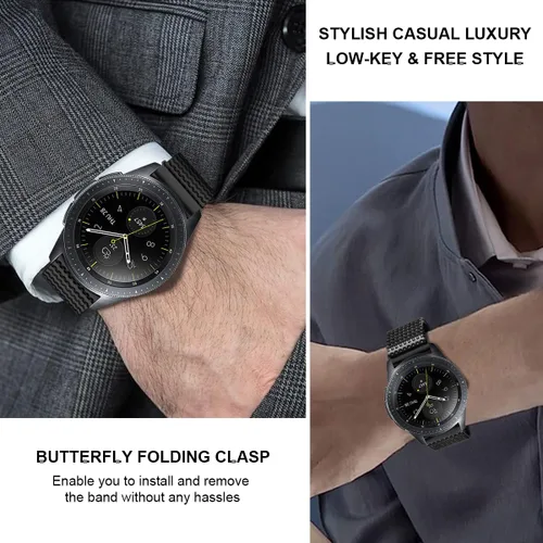 Miniatura 5 de Compatible con Samsung Galaxy Watch 7/6/5/4/FE 1.732 in 1.575 in/Galaxy Watch 5 Pro 1.772 in/Watch 4/6 Classic 1.850 in 1.811 in 1.693 in 1.654