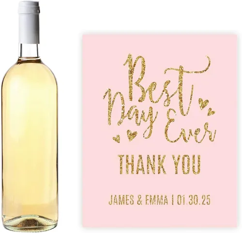 Miniatura 34 de andaz Prensa Blush Pink boda Collection purpurina, color dorado, Table Numbers 1 To 20, 1