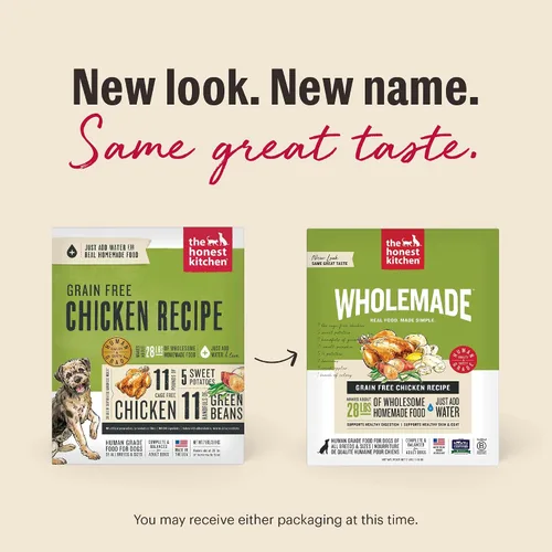 Miniatura 3 de The Honest Kitchen Human Grade Wholemade™ Comida deshidratada para perros sin granos de pollo grado humano - Comida completa y equilibrada