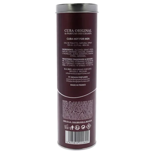 Miniatura 4 de Cuba Caliente para hombres - 3.3 oz EDT Spray