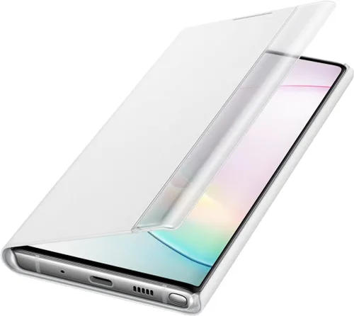 Samsung Funda Original Galaxy Note 10 Clear View - Blanco