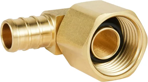 Miniatura 7 de Paquete de 2 accesorios de crimpado de púas EFIELD Pex de 1/2 pulgadas x 1/2 pulgadas, adaptador de codo giratorio NPT hembra, ASTM F1807
