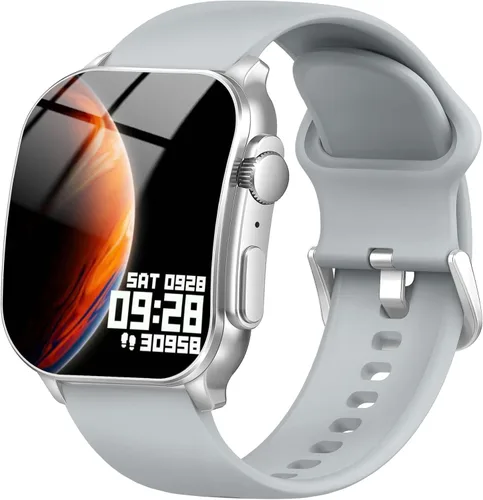 Miniatura 9 de Reloj inteligente para hombres y mujeres, reloj inteligente con pantalla AMOLED curva de 2.01", llamada Bluetooth, más de 100 modos deportivos