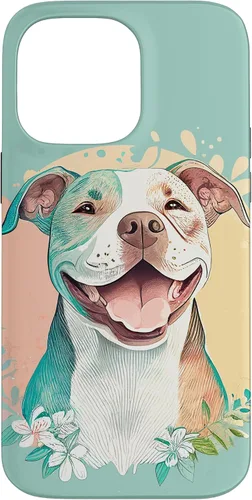 Miniatura 21 de Pit Bull - Carcasa para iPhone 17, diseño artístico de Pitbull para mujer