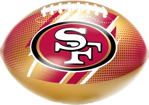 BigMouth 18” Inflatable Pool Football Officially Licensed NFL Fan Gear Merchandise Beach Ball Games for Adults and Teens