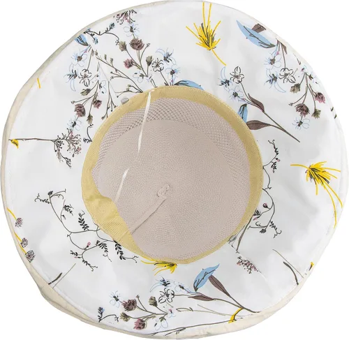 Miniatura 8 de Sombrero de malla para el sol para mujer, plegable, de ala ancha, protección UV, protección UV, para playa, con correa para la barbilla