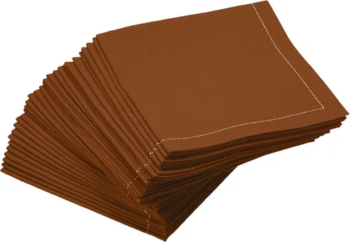 Miniatura 21 de Five Star Napkins Servilletas plegables de algodón para cóctel, bebidas, postres, bares, fiestas, eventos, vacaciones, bodas, fiestas, 8 x 8 Azul