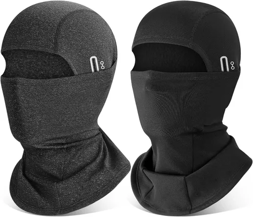 Miniatura 18 de Pasamontañas de invierno para hombres y mujeres, resistente al viento, máscara térmica para clima frío, para ciclismo, esquí, escalada