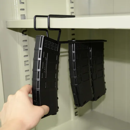 Miniatura 7 de Adoreal Soporte universal para revistas, paquete de 2 estantes seguros para debajo de la pistola, organizador seguro para armas y accesorios