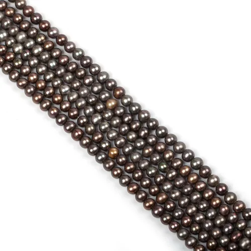 Miniatura 58 de Cuentas de perlas de arroz de agua dulce naturales de 0.35 a 0.35 pulgadas, perlas auténticas de 14 pulgadas, cuentas sueltas para hacer joyas