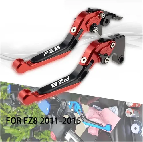 Miniatura 2 de Folding Extendable Brake Clutch Levers for FZ8 FZ-8 FZ 8 2011-2015 Motorcycle Accessories Parts Handles Set Adjustable(Design A)