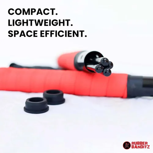 Miniatura 5 de Rubberbanditz Parallette, barras paralelas y estación de fondos Equipo de entrenamiento de gimnasio en casa, barras L-Sit y equipo de calistenia