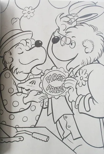 Miniatura 3 de The Berenstain Bears "Bear Country" Libro para colorear - 80 páginas