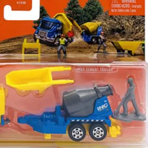 Miniatura 4 de Matchbox Enganche y arrastre - Inclinación y punta ~ MBX Remolque de cemento