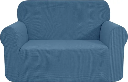 Miniatura 32 de CHUN YI - Funda elástica de 1 pieza para sillón grande, funda protectora suave de Jacquard con elastano, detalle de cuadros y parte inferior