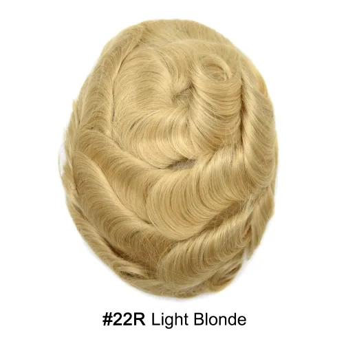 Miniatura 2 de Toupee - Pieza de cabello humano real para hombre, sistema de reemplazo de encaje suizo suave para hombre, pieza de pelo tipo tupé, protesis capilar