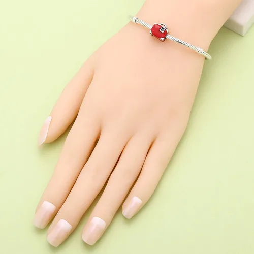 Miniatura 6 de ABUN Dijes de la serie de viaje de plata de ley 925 con cuentas de viaje para pulsera, Plata esterlina