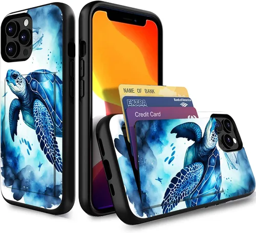 Miniatura 78 de Funda para iPhone Air, funda tipo cartera con ranura para tarjeta oculta, a prueba de golpes, TPU y PC, funda protectora de doble capa para iPhone
