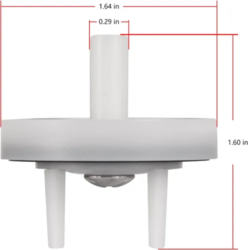 Miniatura 7 de 905-052 765 Kit de reparación de conjunto de válvula de retención, apto para el modelo 1"-1-1/4" en interruptor de vacío a presión (blanco)