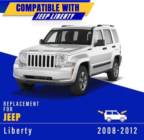 Miniatura 5 de 3 limpiaparabrisas de repuesto para 2008-2012 Jeep Liberty, limpiaparabrisas de equipo original de fábrica - 19"/19"/14" (juego de 3) Gancho U/J
