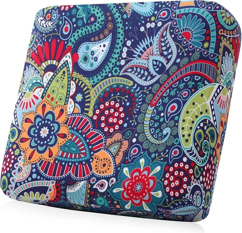 Miniatura 12 de Smiry Fundas de cojín de sofá estampadas, fundas elásticas suaves para sofá, fundas de sofá lavables antideslizantes, protector de muebles para Beige