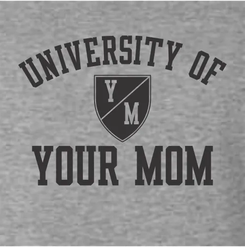 Miniatura 58 de Go All Out University of Your Mom - Sudadera con cuello redondo para hombre