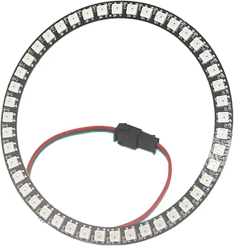 Miniatura 9 de WS2812 8 LED Pixel Ring Black PCB direccionable LED módulos 2812 IC RGB a todo color redondo llevado círculo DC5V