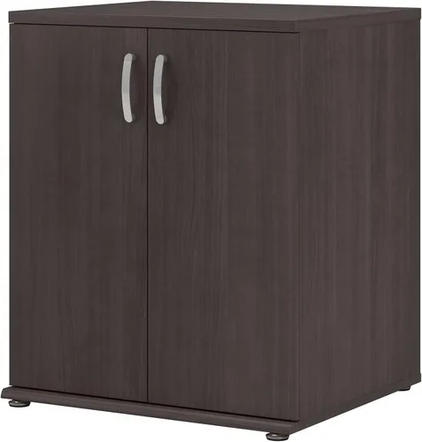 Bush Business Furniture - Armario de almacenamiento universal para garaje con puertas y estantes, color gris tormenta